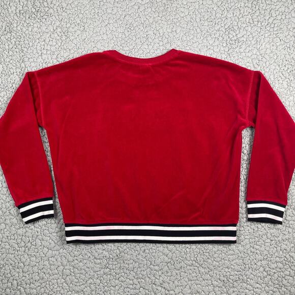 DKNY Sport Puff Print Logo Sweater Womens Large Super Soft Long Sleeve - Picture 7 of 8